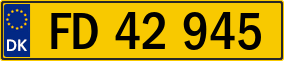 Truck License Plate